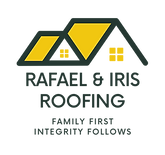 Rafael and Iris Roofing Company logo